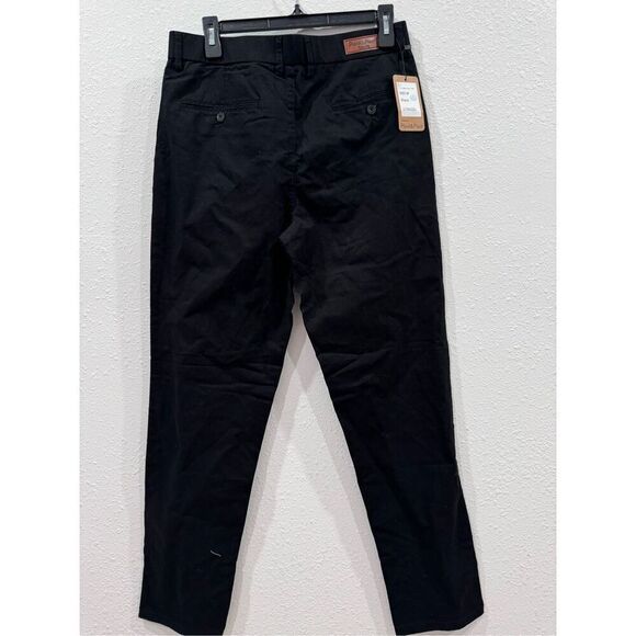 Plaid&Plain Men's Stretch Dress Pants Slim Fit Skinny Suit Pants 31x32 - Picture 5 of 7